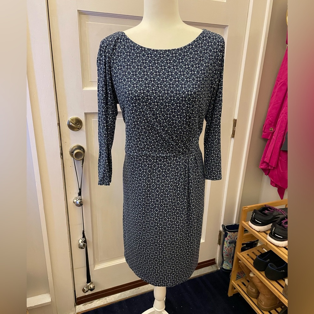 Faux Wrap Work Dress